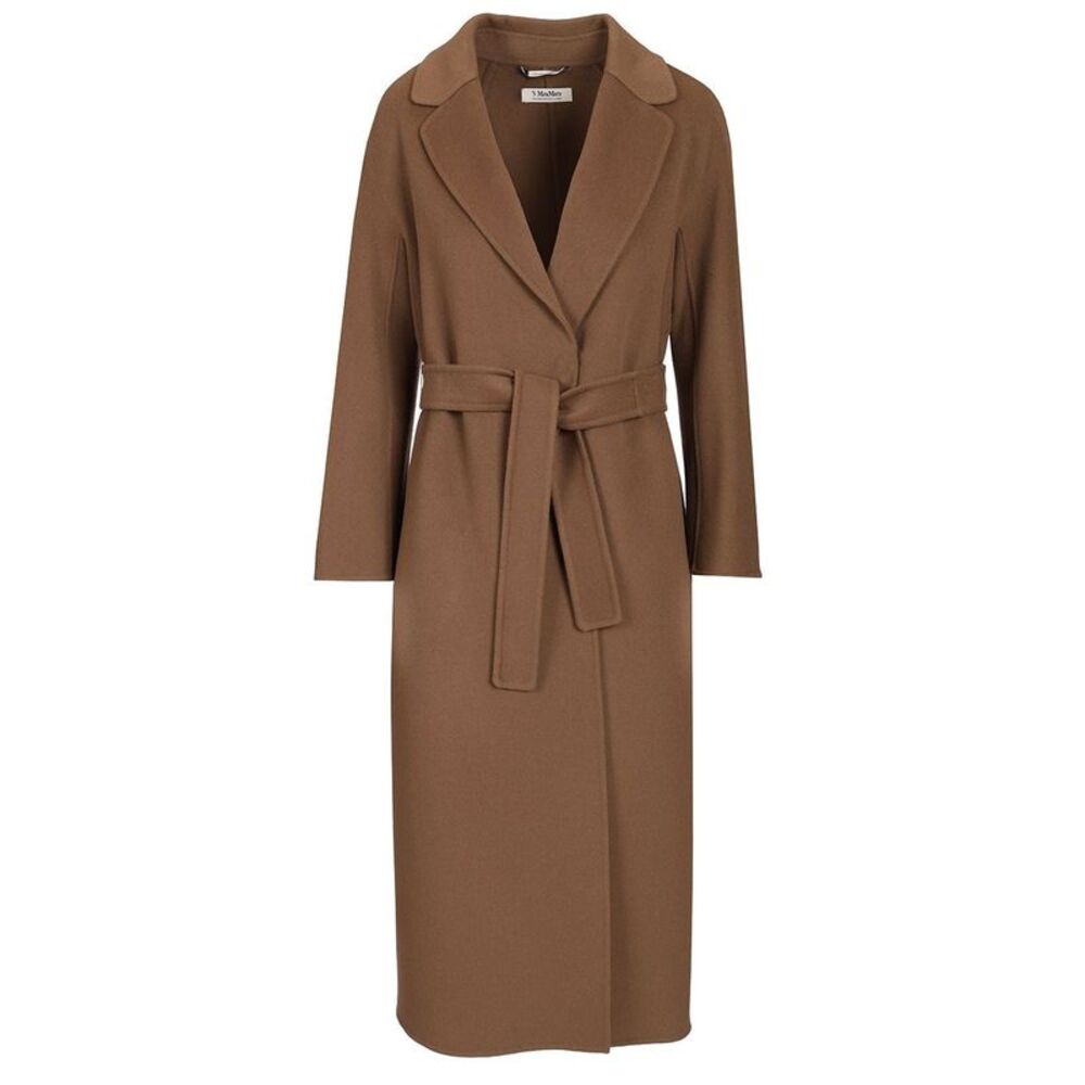 'S Max Mara Women Midi Coat In Wool Drap